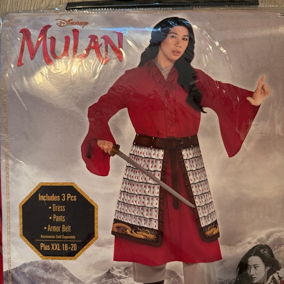 Disney Mulan Costume, Adult XXL NWT - Picture 3 of 5